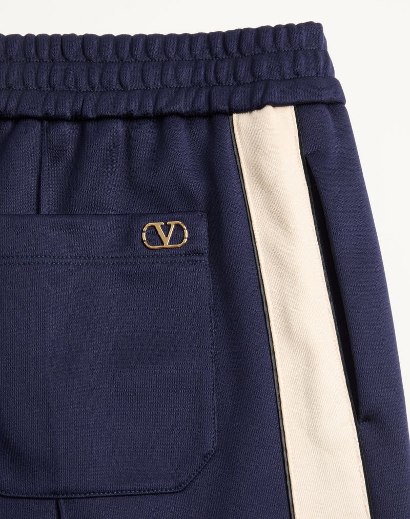 Valentino Acetatbukser med V-logo-mærke