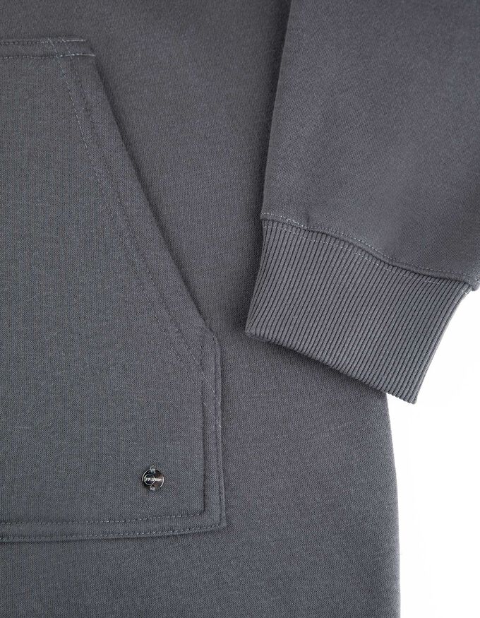 Kleid - Kapuze mit Tunnelzug