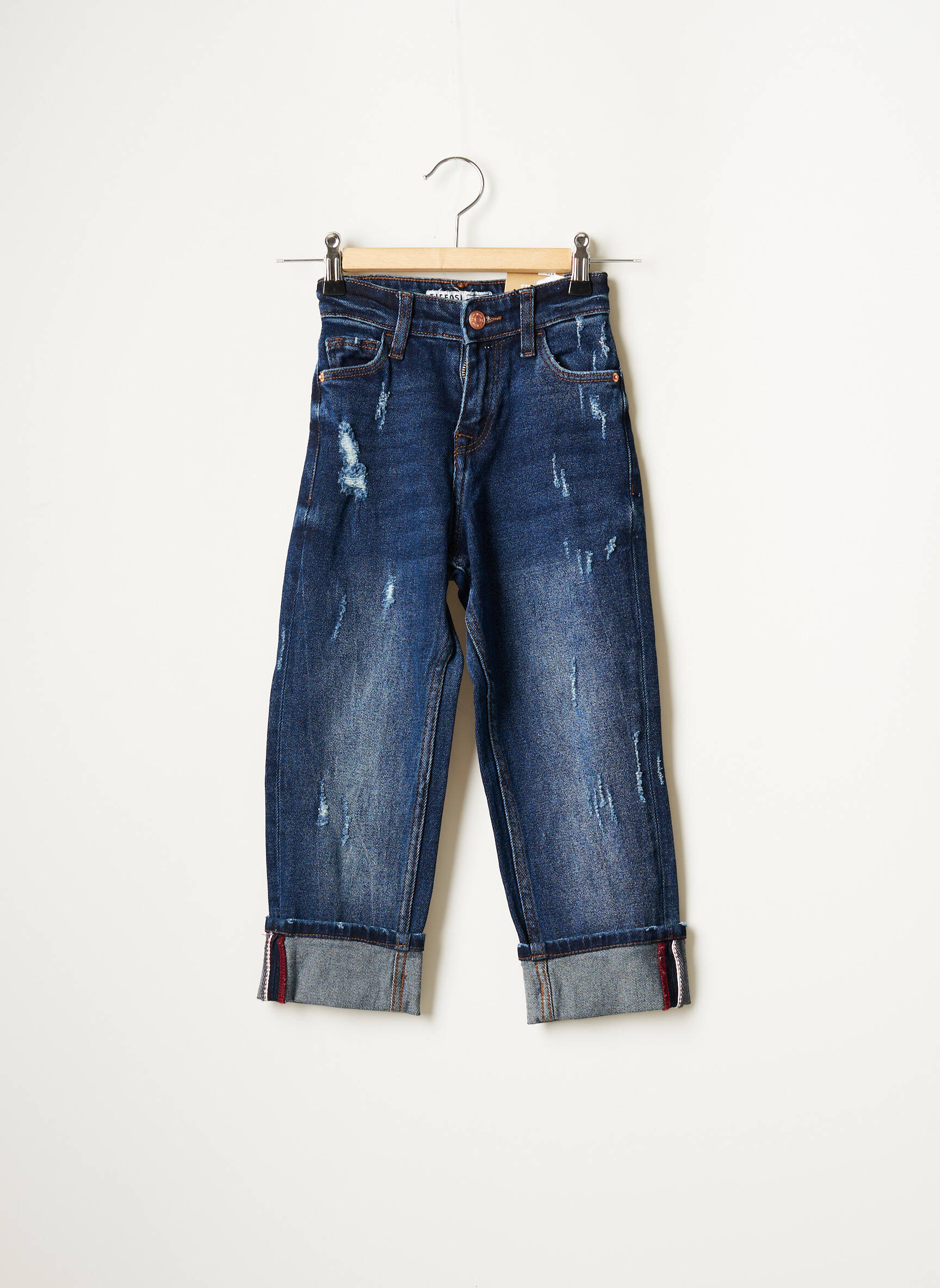 Tiffosi Jeans Coupe Droite Fille couleur bleu