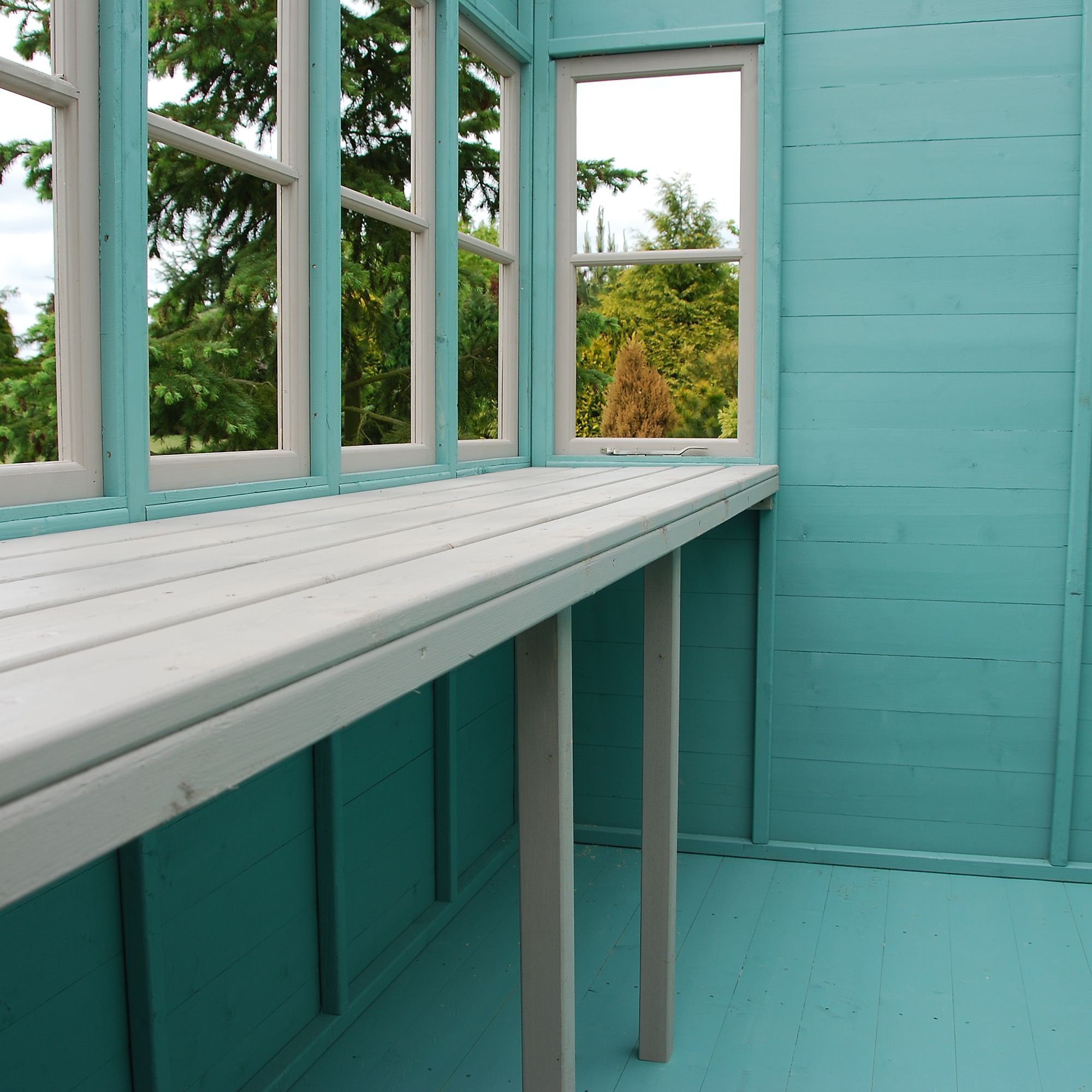 Limited Time Discount 10' x 10' Sun Pent Wooden Garden Potting Shed