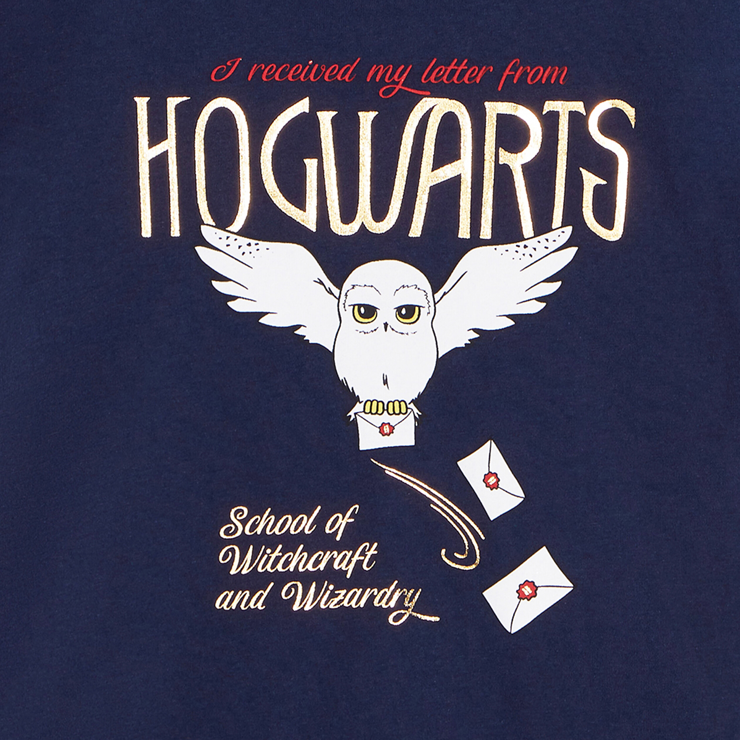 T-shirt manches courtes harry Potter bleu marine fille | La Halle