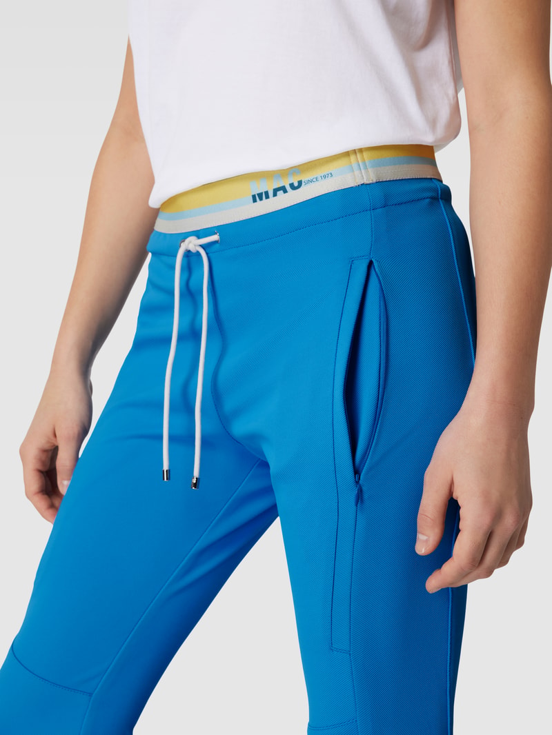 Sweatpants mit Teilungsnähten Modell 'FUTURE 4.0' in blau