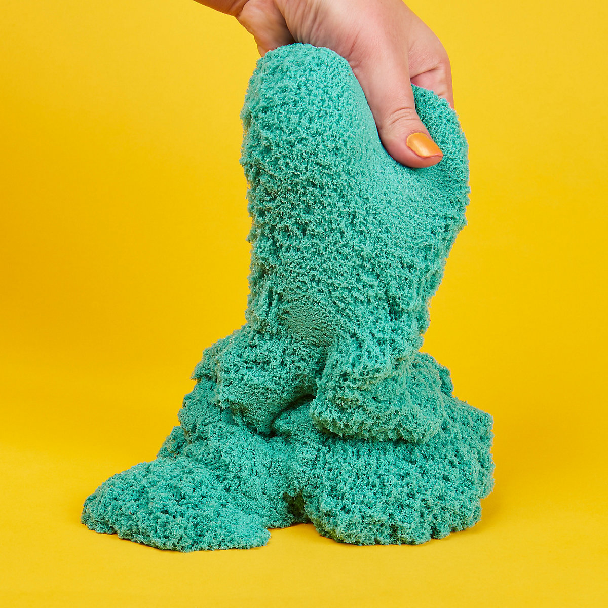 Kinetic Sand 907 g Beutel mit magischem Indoor-Spielsand Schimmersand Petrol