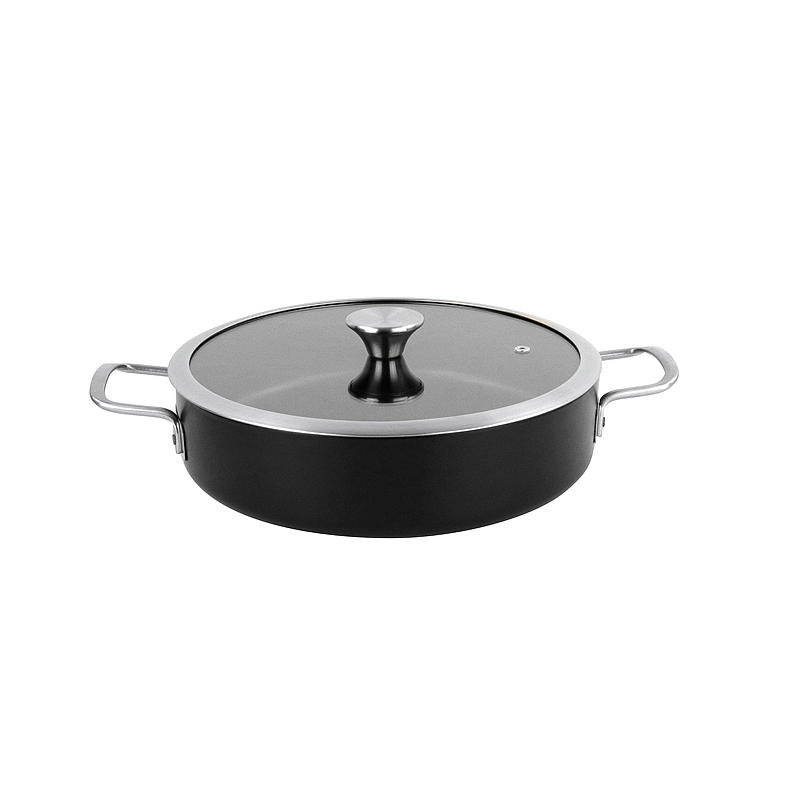 Cuisine Chef Stekegryte ø 28 cm lav m/glasslokk Chef