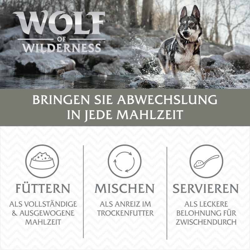 Sparpaket Wolf of Wilderness Adult 24 x 300 g