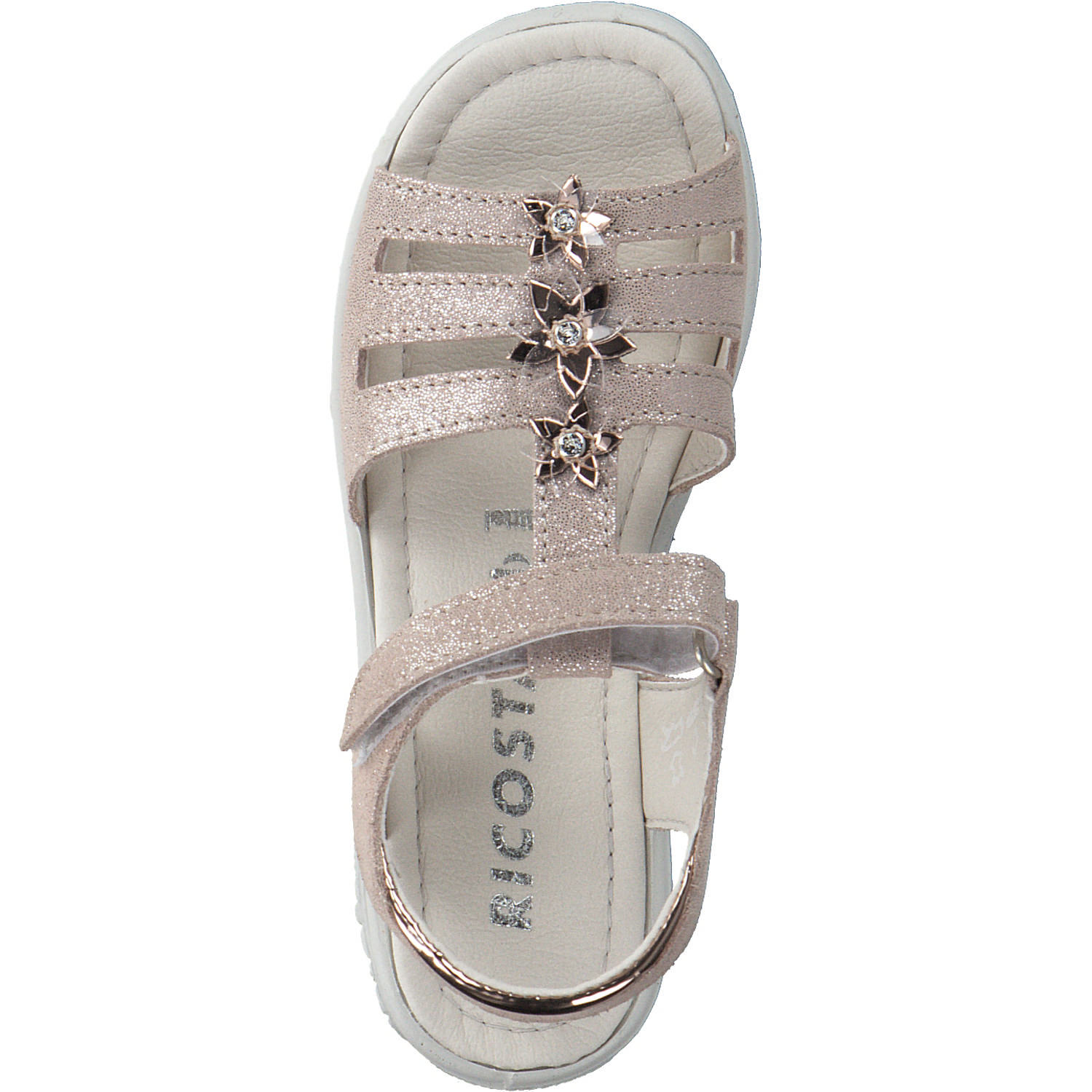 Ricosta Cleo 6422800, Sandalen (Kinder), Kinder, Rosa/Beige