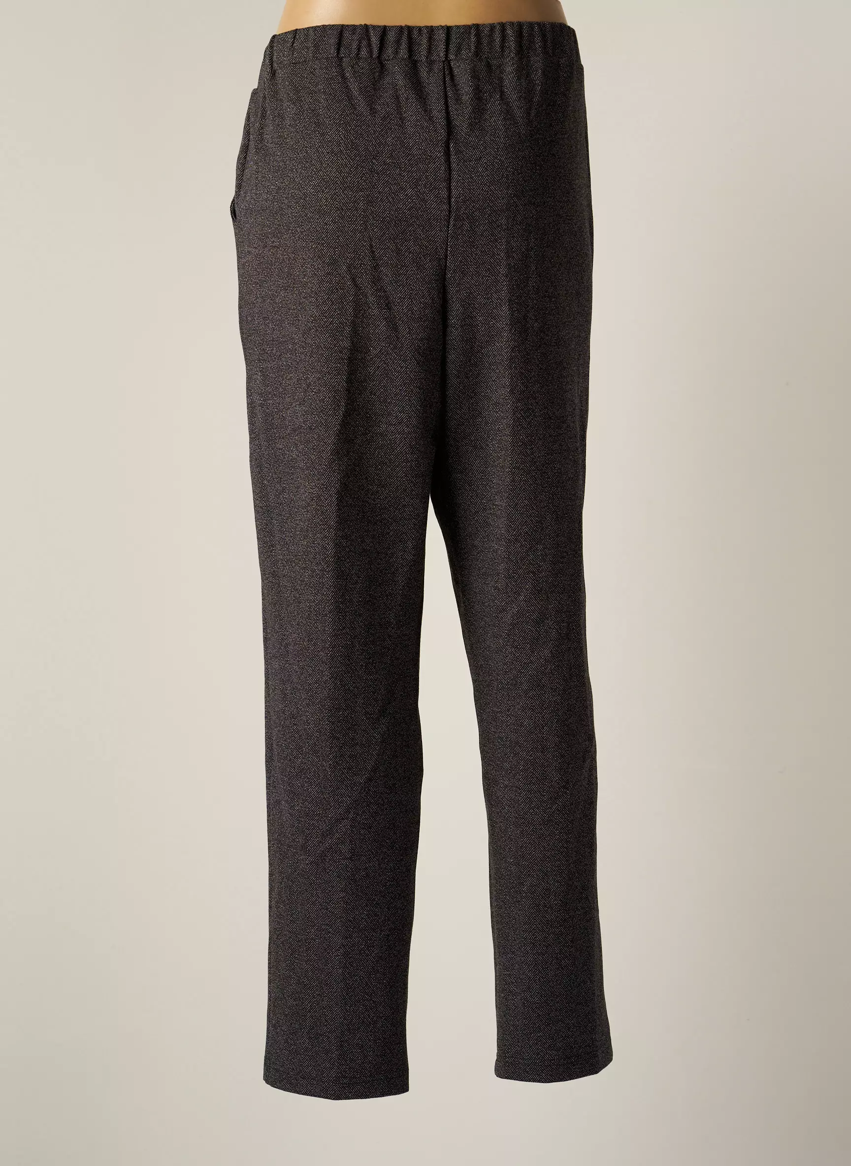 Griffon Pantalons Droits Femme couleur noir