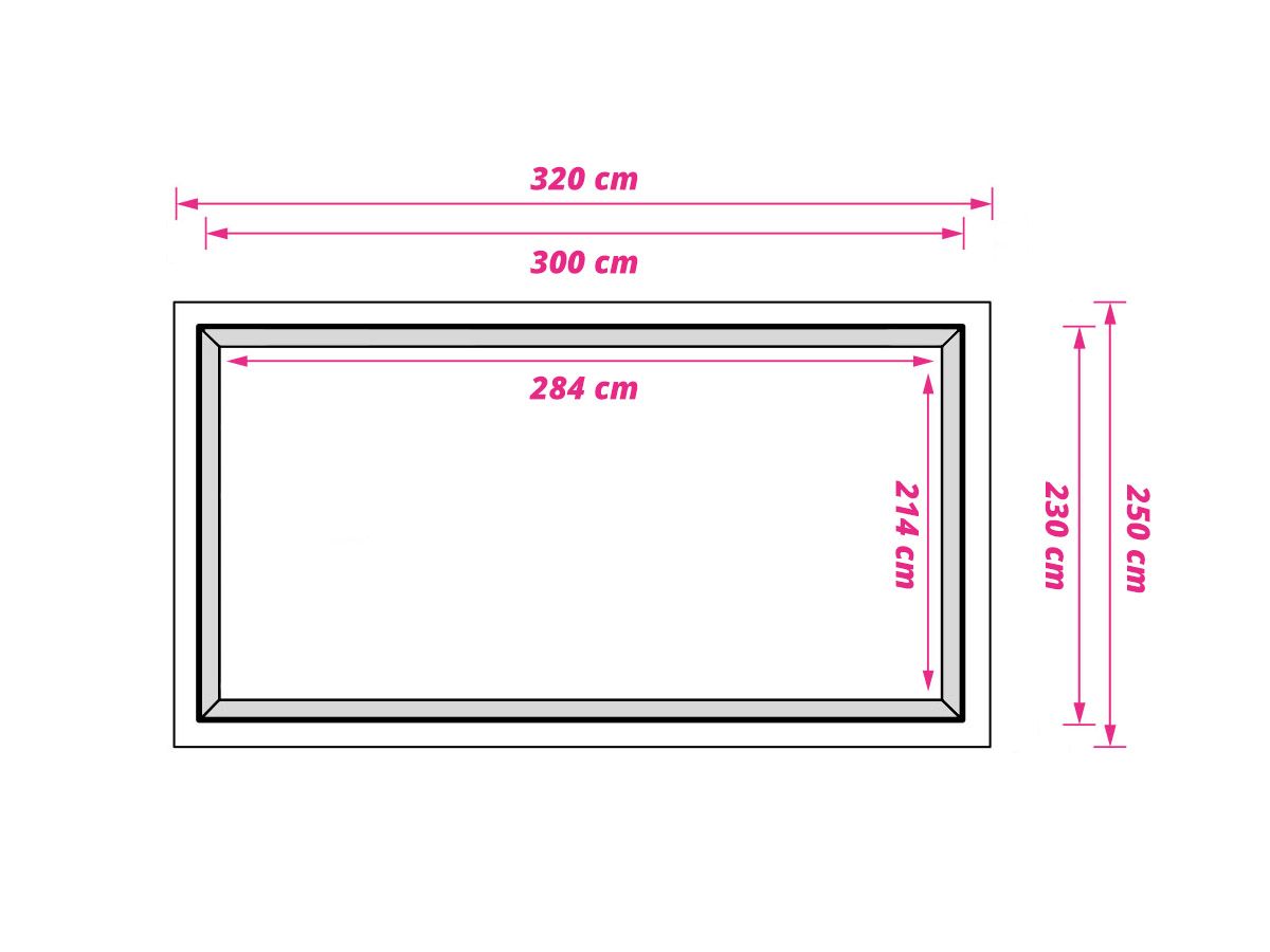 Obelink Air Bodenplane 250 x 320 cm