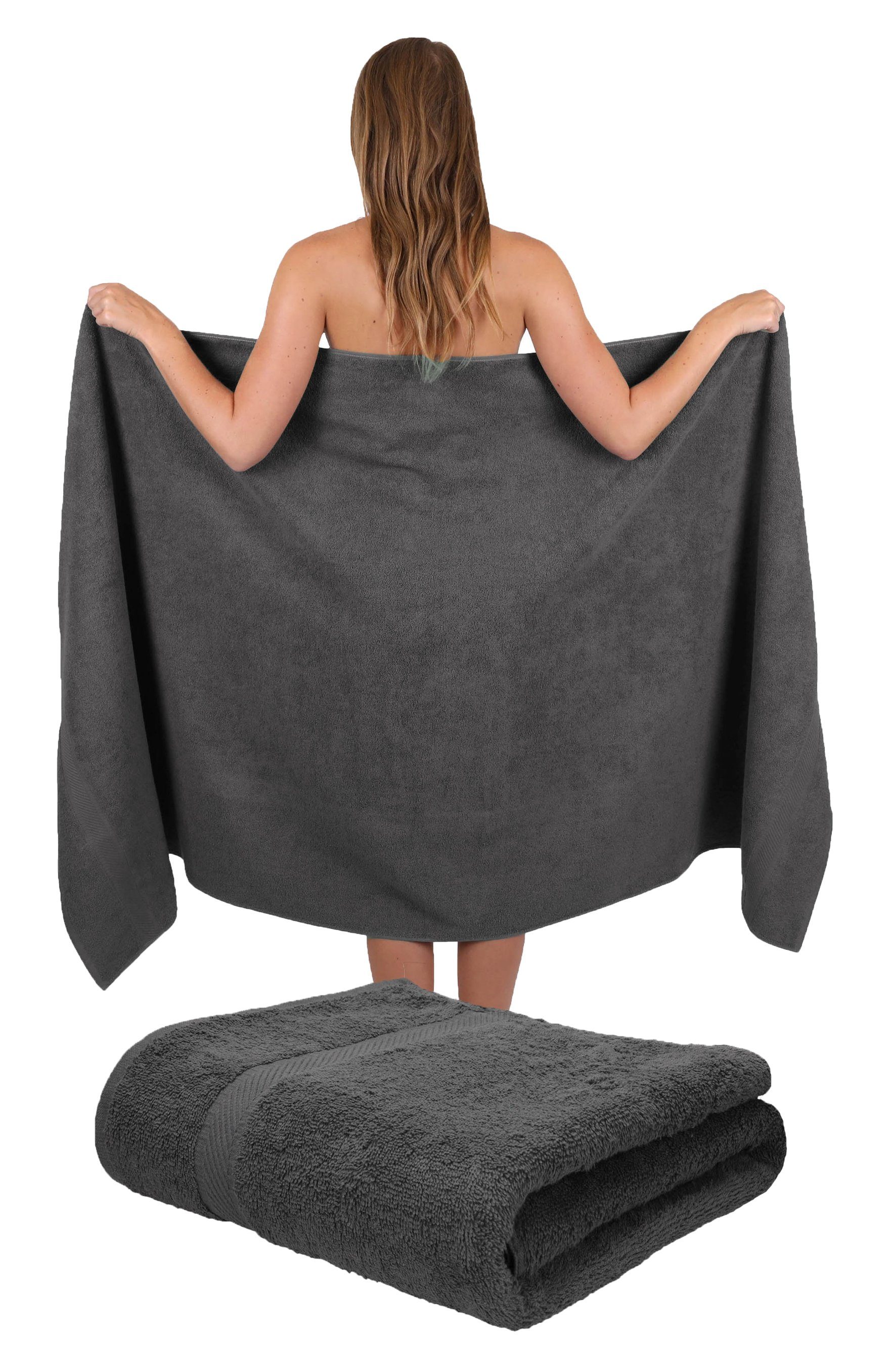Betz Badetuch 2 Stück Badetücher PALERMO 100% Baumwolle XXL Größe 100 x 200 cm, 100% Baumwolle