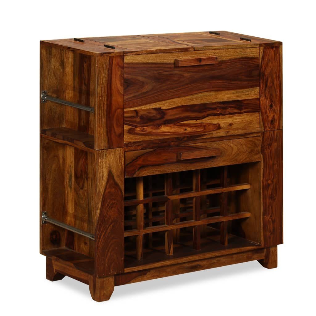 vidaXL Barschrank Barschrank Massivholz 85x40x95 cm