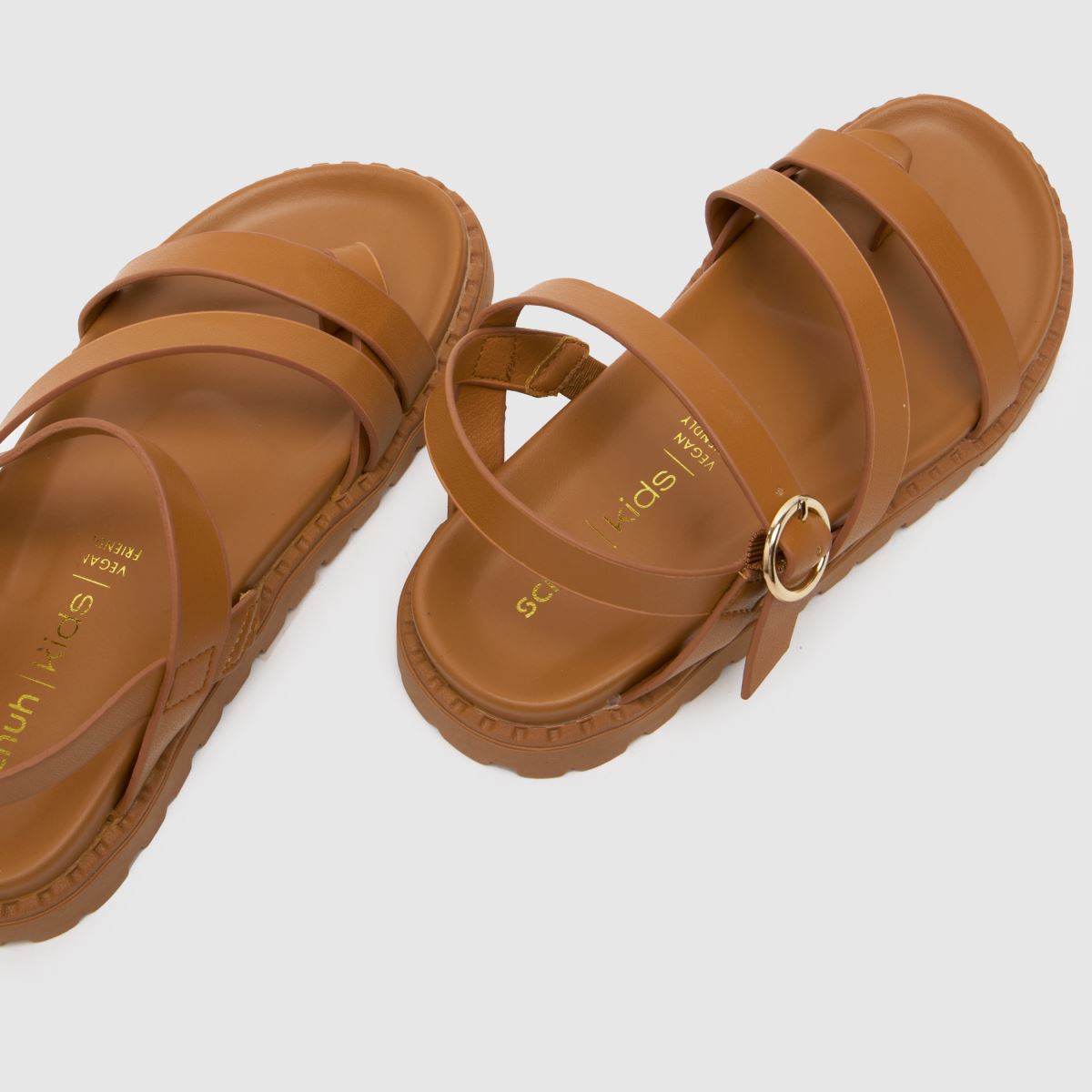 Schuh bruna Trula remsandaler för flickor