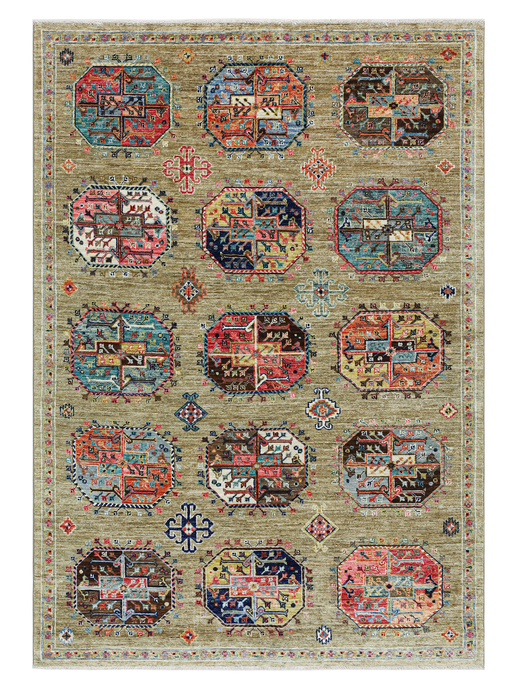 Buchara Ghazni ca. 213 x 151 cm, Unikat / Einzelstück