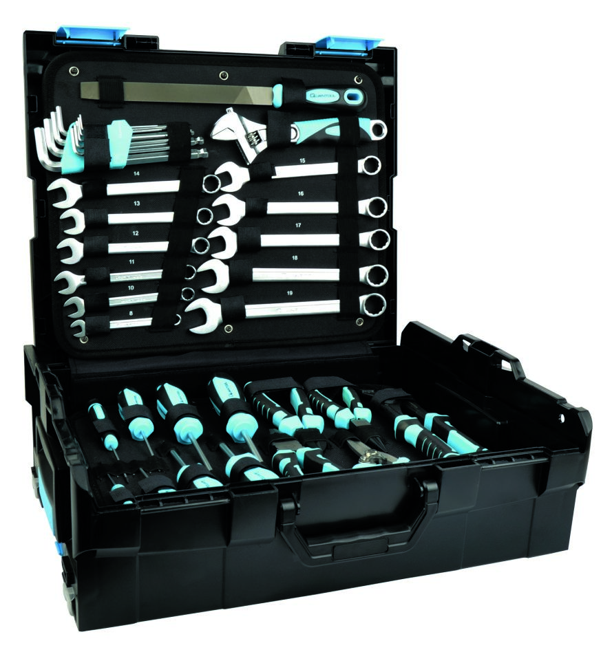 Brüder Mannesmann Q25006 Q25006 Zestaw narzędzi Quantool 153-częściowy L-Boxx