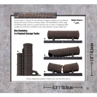 Battlefield in a Box: Gothic Industrial Ruins - Storage Tanks