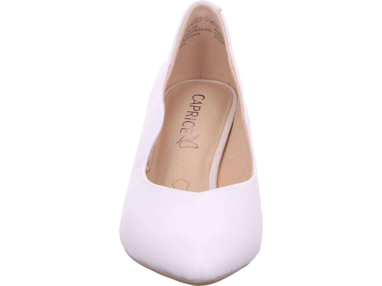 CAPRICE Modische Pumps weiss