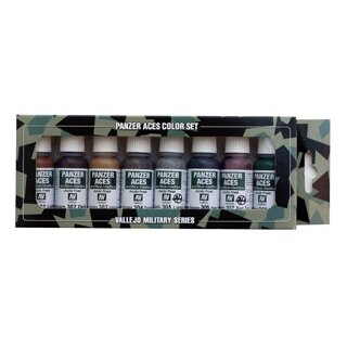 Panzer Aces Set No1 (8 Farben) Rust, Tracks, Rubber- (VA70122)
