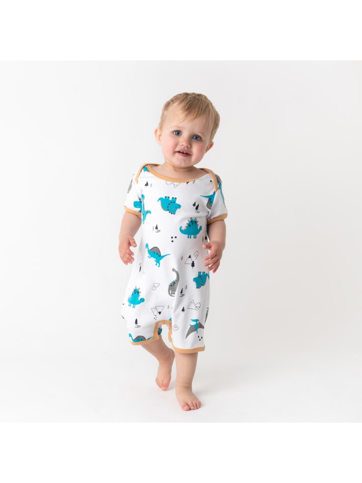 Schlummersack Bio Baby-Strampler kurzarm 2er-Pack in Hellblau günstig kaufen