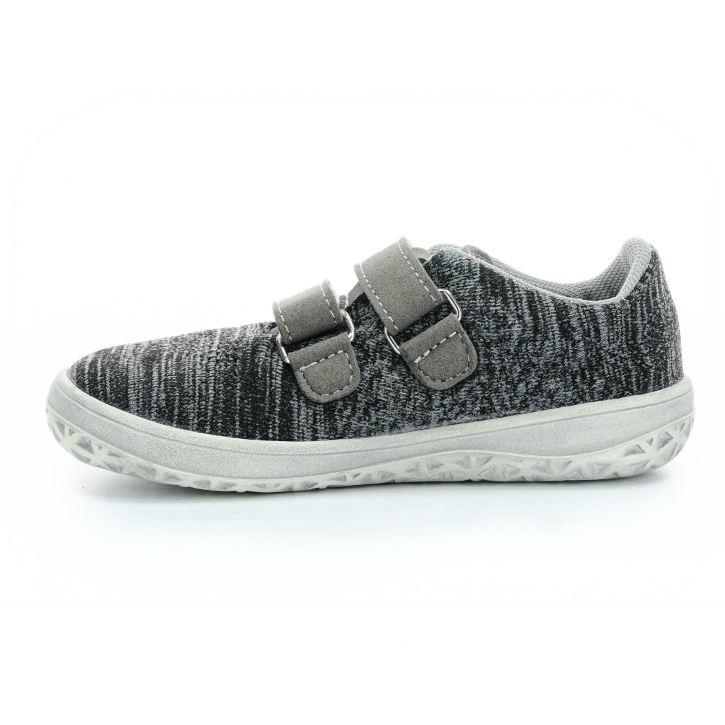 Jonap Knitt 3D grau Barfuß-Sneakers