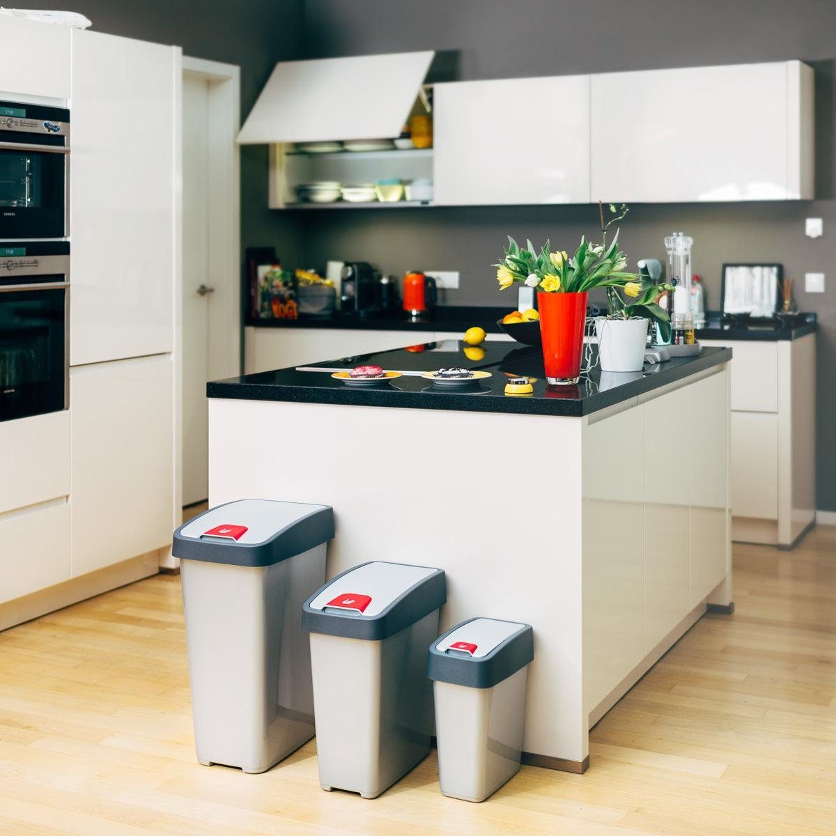 keeeper Mülleimer magne, 45 L, mit Flip-Deckel, Soft-Touch, Made in Europe