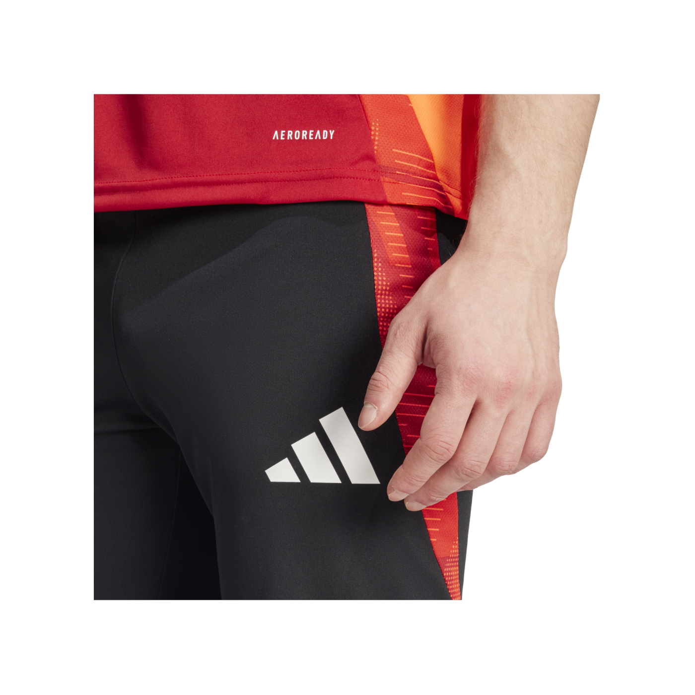 adidas Tiro 24 Competition Short Schwarz Rot