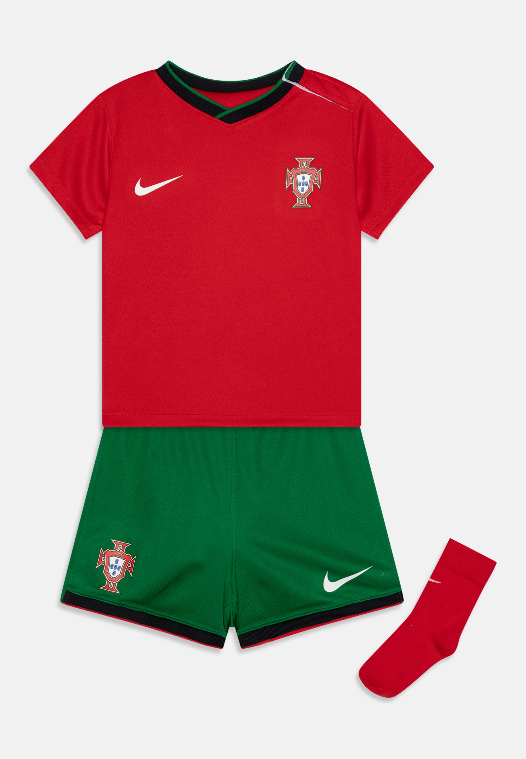 Nike Performance PORTUGAL FPF CONJUNTO INFANTIL ESTADIO LOCAL UNISEX - Camiseta de fútbol
