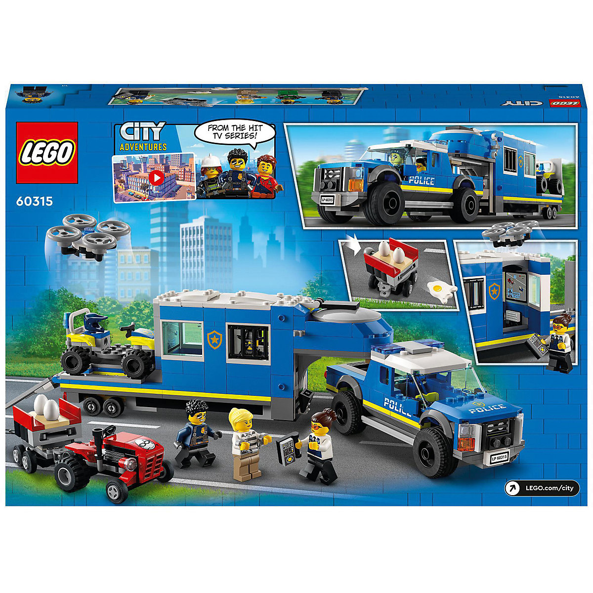 LEGO® City 60315 Mobile Polizei-Einsatzzentrale