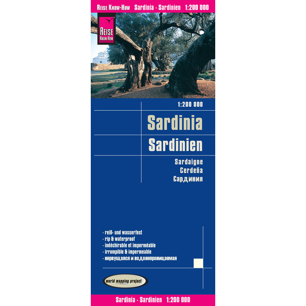RKH WMP SARDINIEN 1:200.000 - Straßenkarte