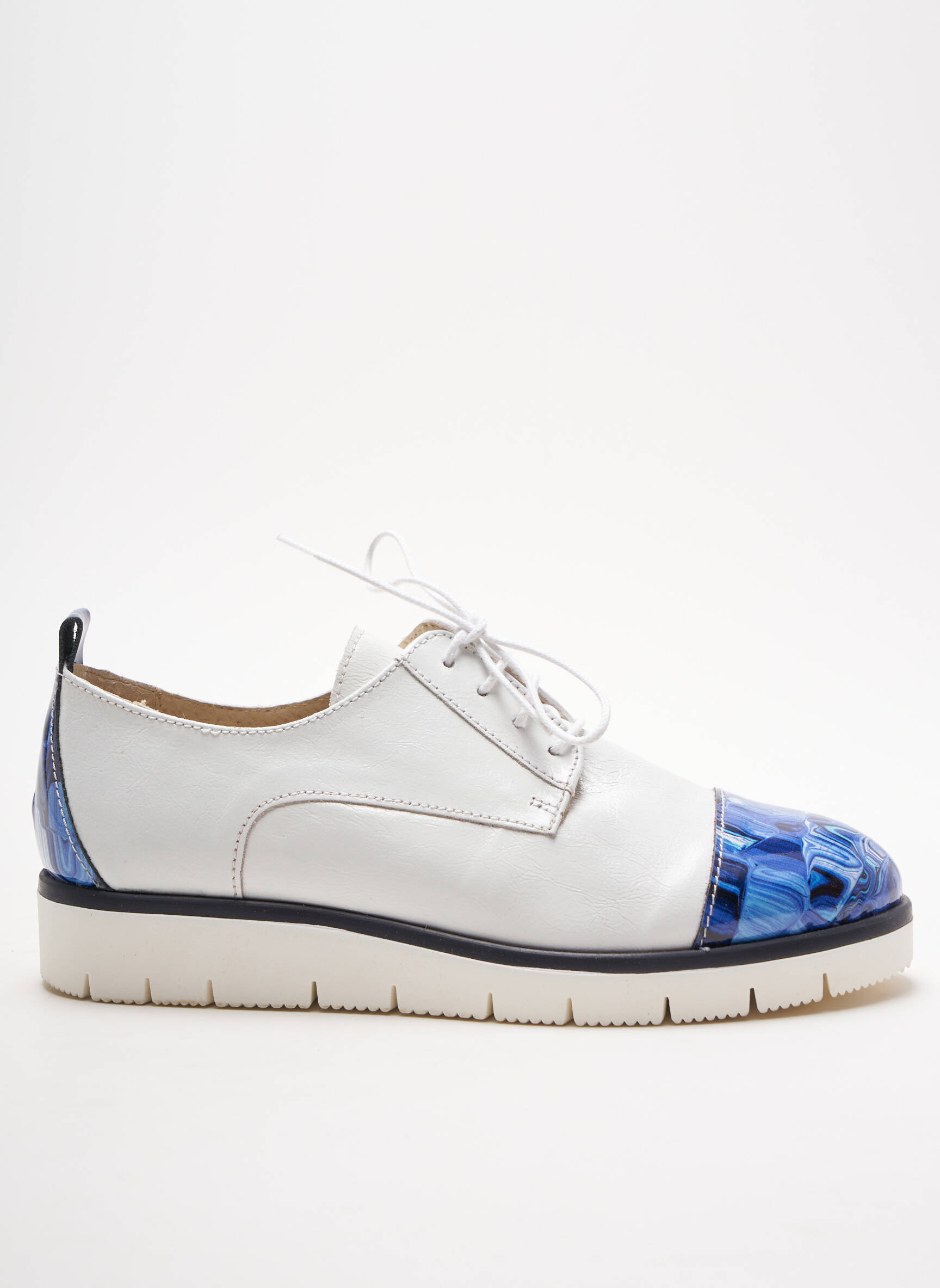 Brodequins Derby Femme couleur blanc