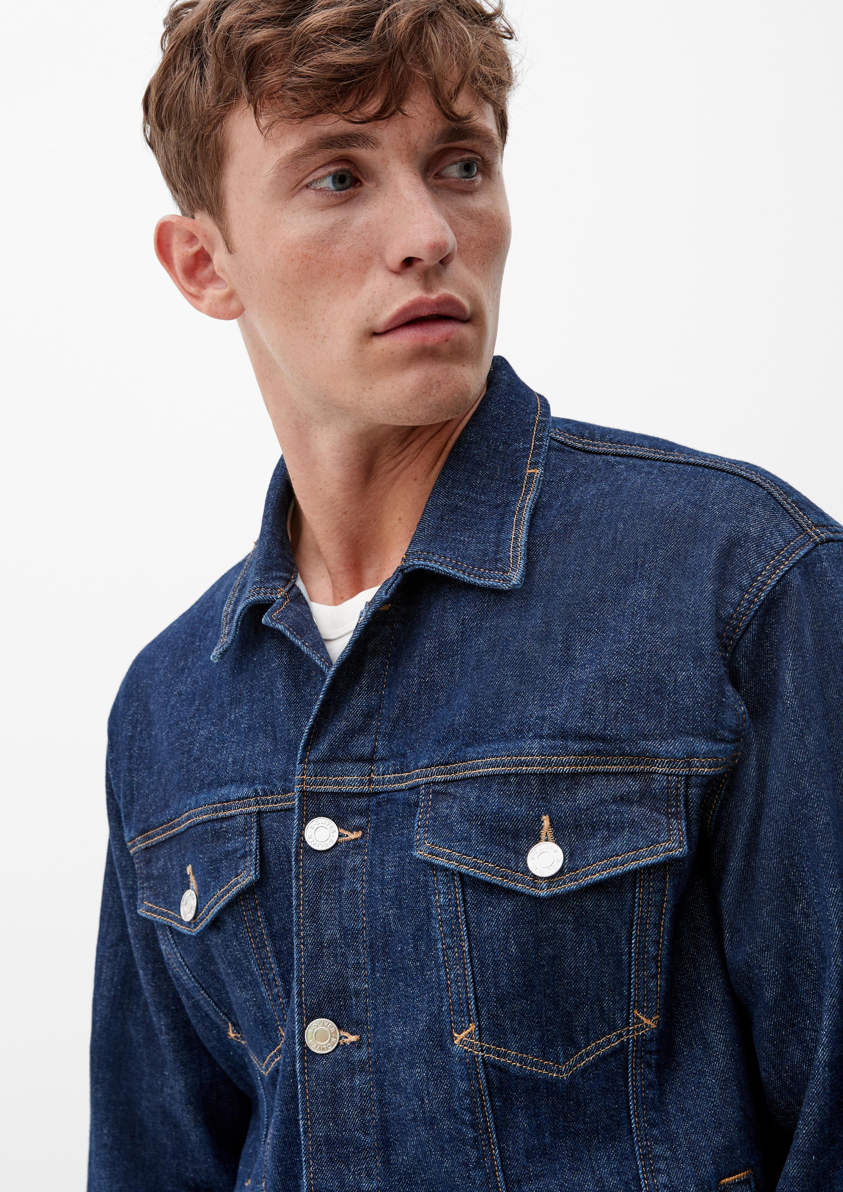 Jeansjacke mit Eingrifftaschen  2121161-59Z8