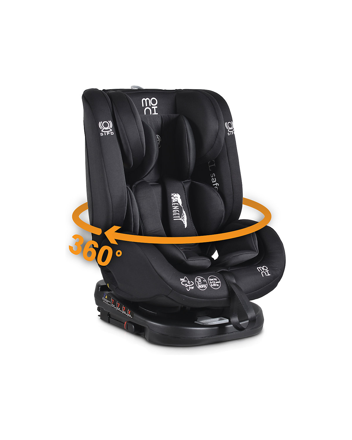 Kindersitz Serengeti Gruppe 0/1/2/3 (0-36 kg) Isofix Kindersitze