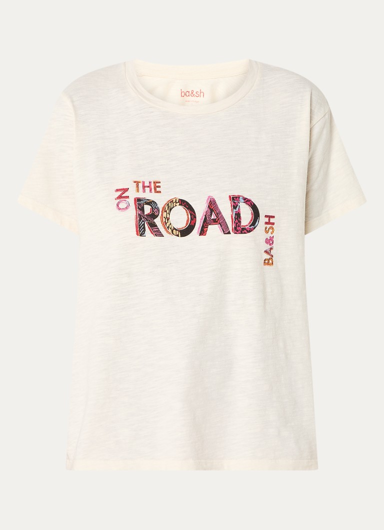 ba&sh Mita T-shirt with print and round neck