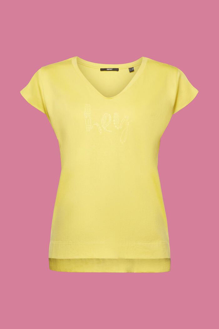 T-Shirt mit tonalem Print, 100 % Baumwolle