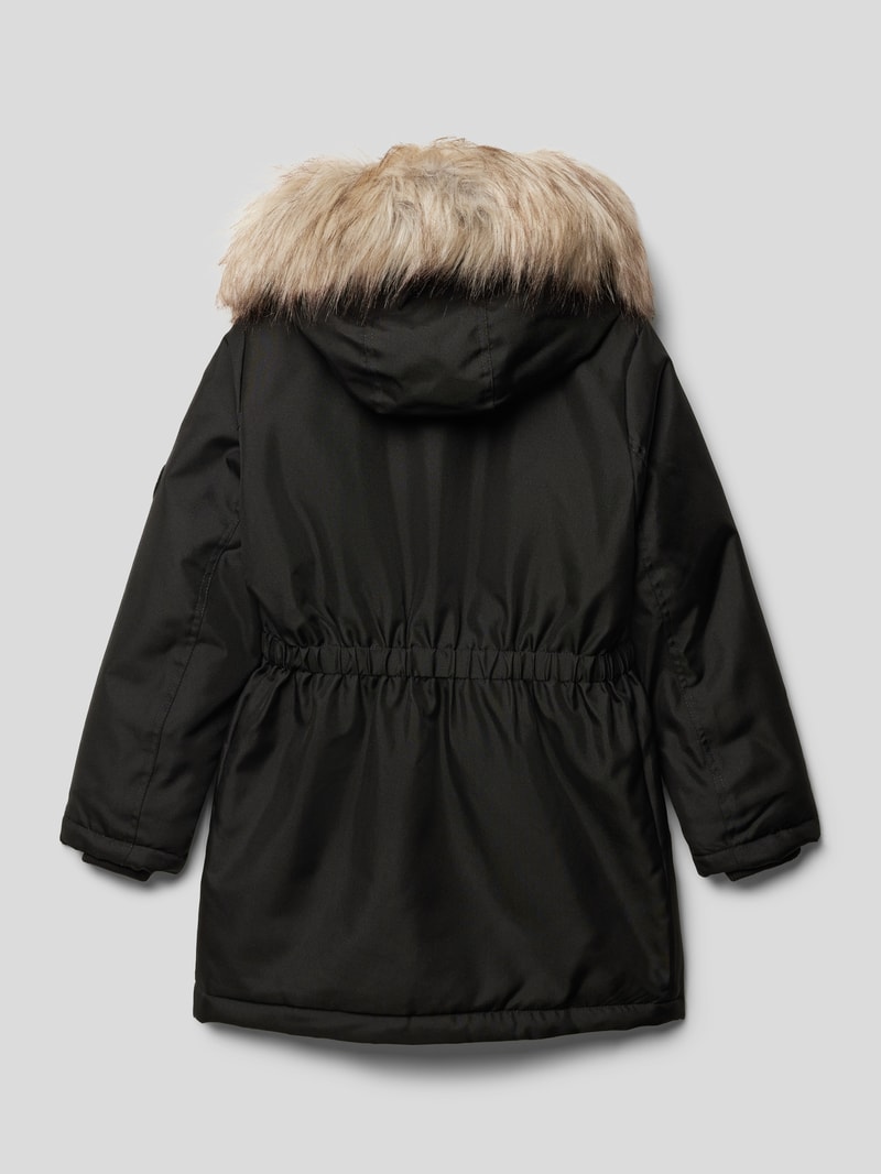 Parka mit Kapuze Modell 'KOGIRIS' in schwarz
