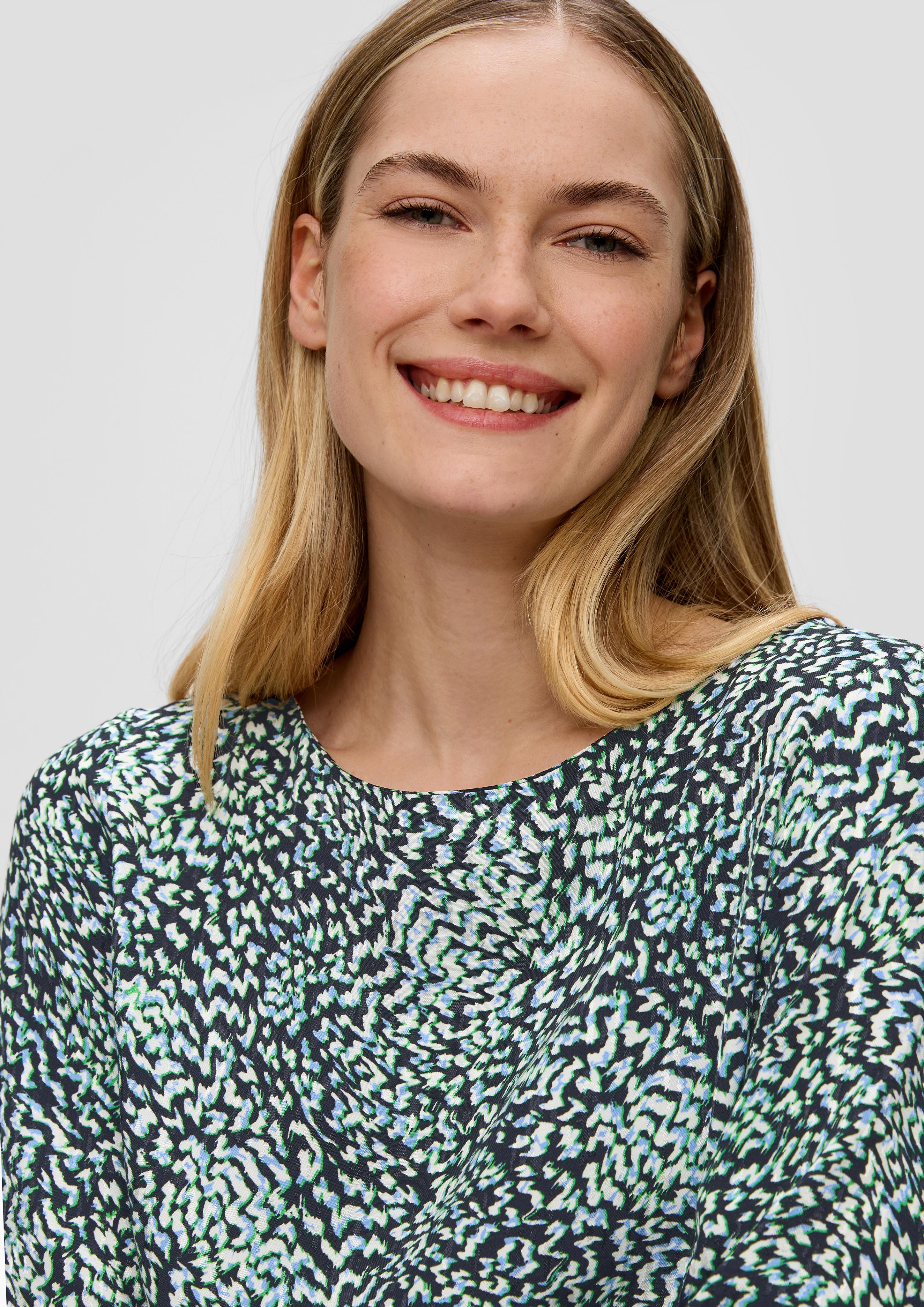 Bluse mit seitlich geschlitztem Saum  2142693-59A4