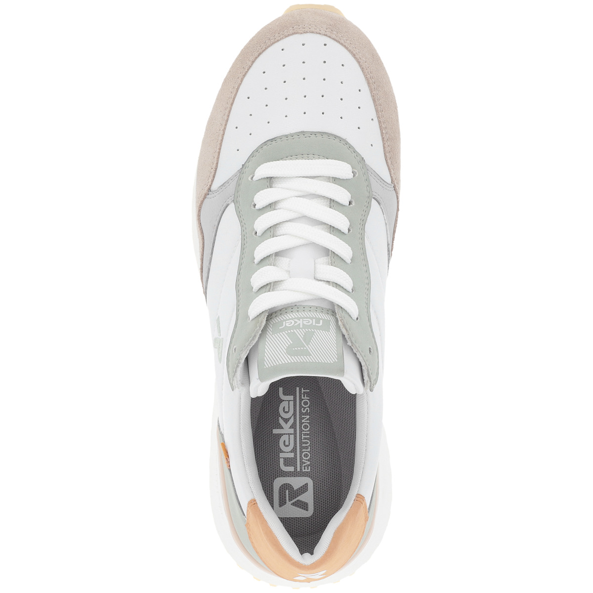 Rieker EVOLUTION W0608 Sneaker Low weiss