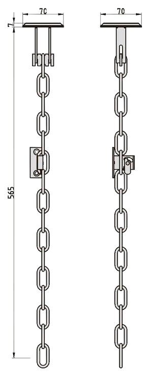 BASI Gitterrostsicherung Gitterrostsicherung - GS 70, (Set), für Kellerschächte