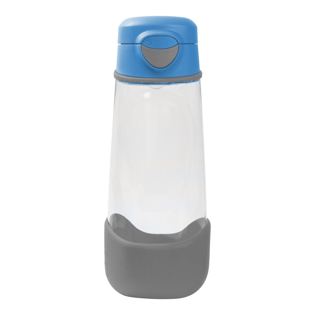 b.box Tritan Sportflasche 600 ml - blau/grau