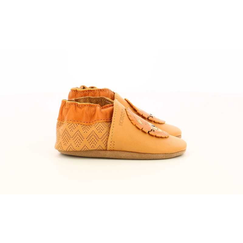 Chaussons cuir tannage vegetal Grooar