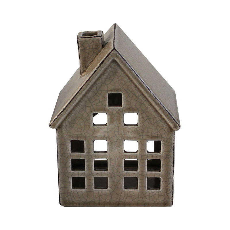 Home Lyshus 10,6x8,7x14,2 cm keramikk