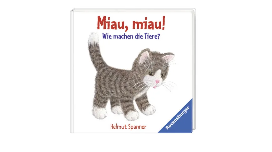 Ravensburger - Spanner,Miau,miau!-Wie machen die Tiere?