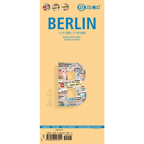 Berlin 1 : 11 500 / 1 : 18 000 - Stadtplan