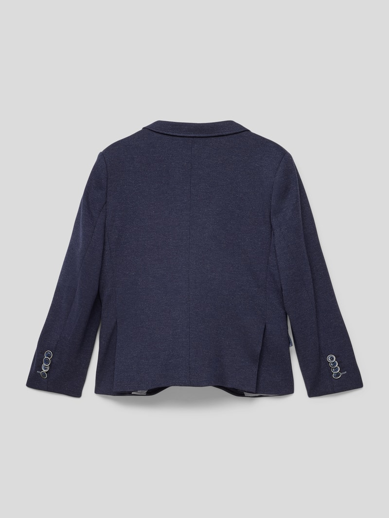 Sakko mit dezentem Muster in marineblau