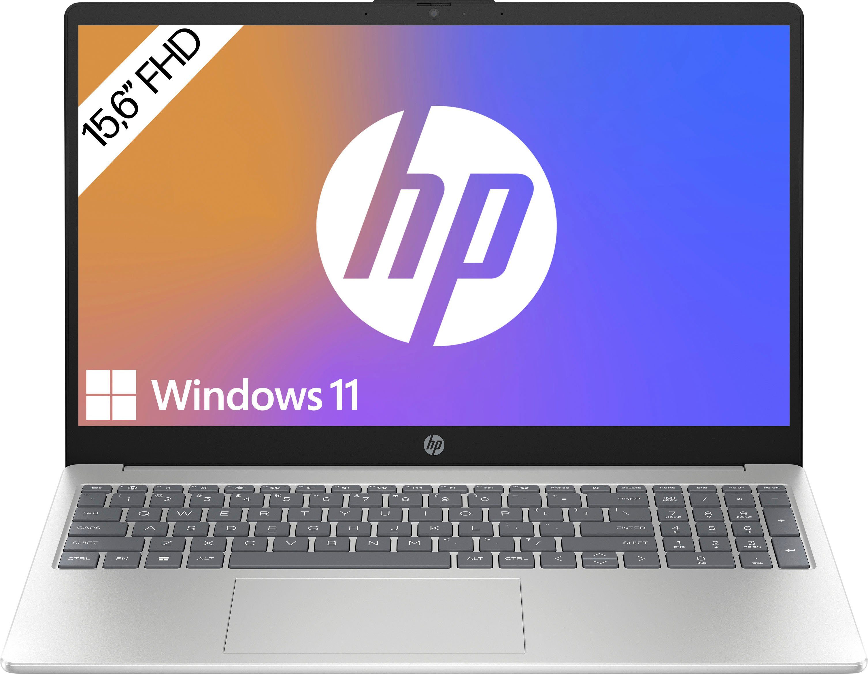 HP 15s-fq2235ng Notebook (39,6 cm/15,6 Zoll, Intel Core i3 1115G4, UHD Graphics, 512 GB SSD)