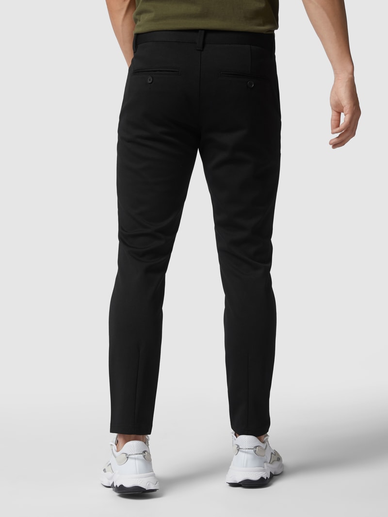 Chino mit Stretch-Anteil in schwarz