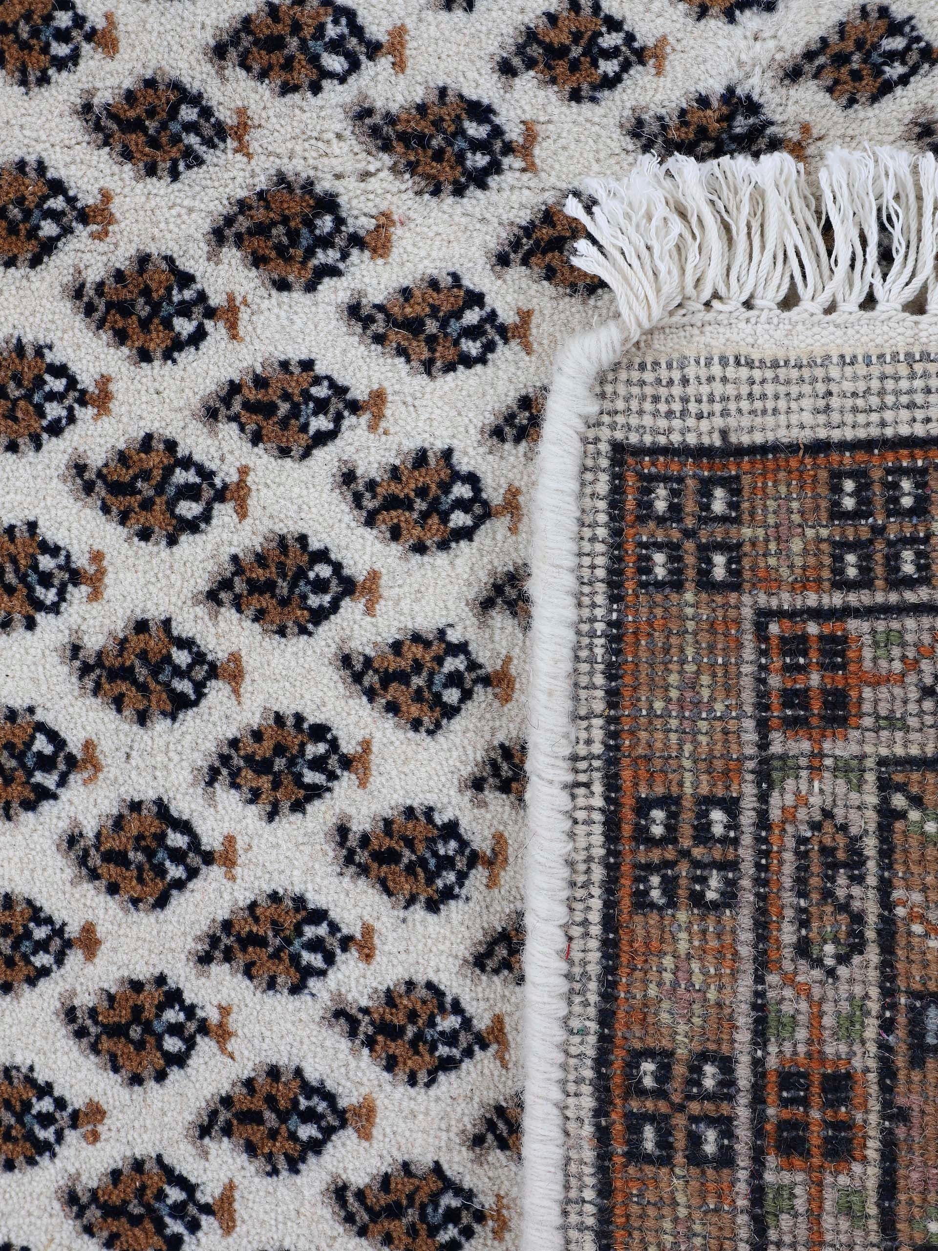 Orientteppich Orientteppich Mir, Woven Arts, rechteckig, Höhe: 15 mm, handgeknüpft, Wohnzimmer, reine Wolle