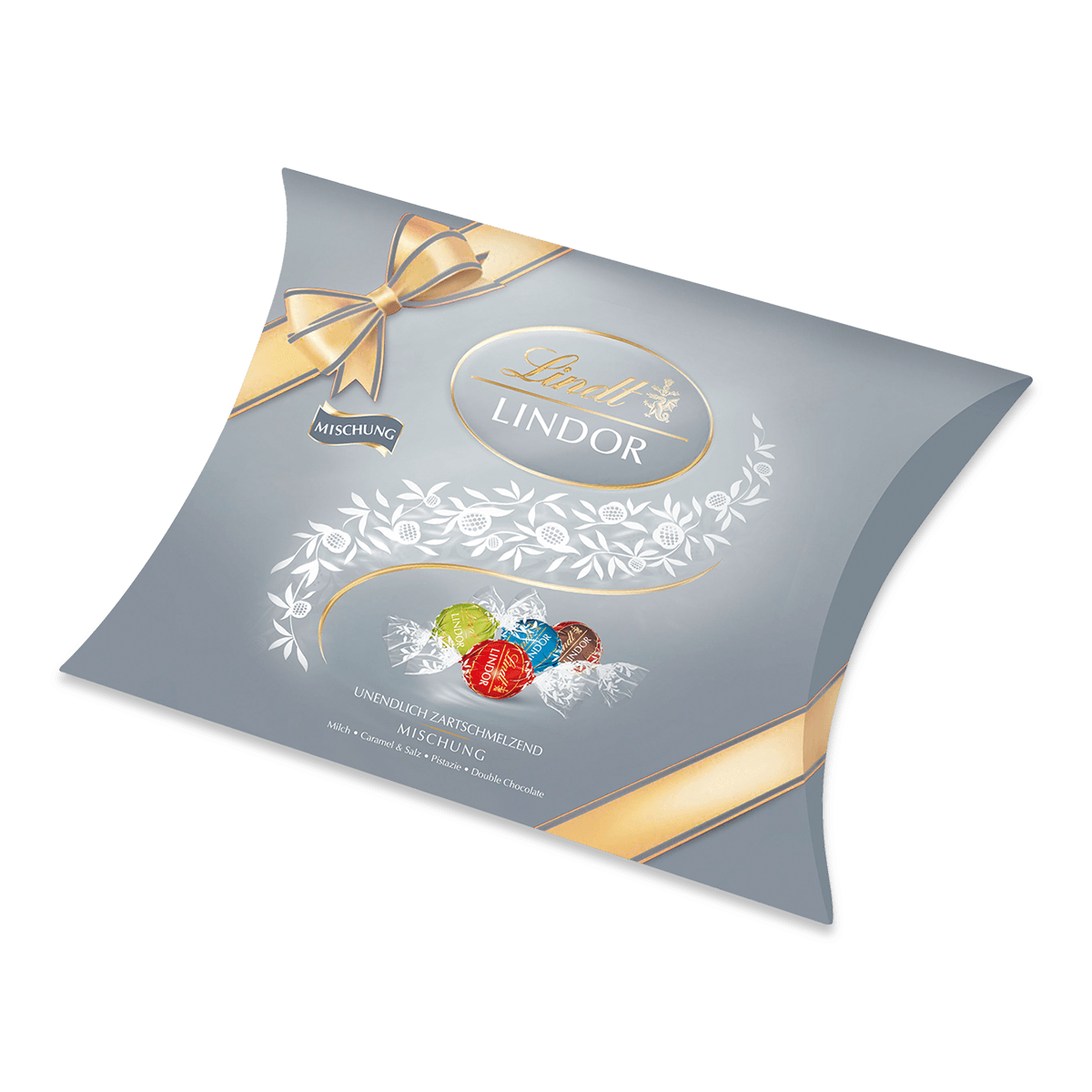 LINDOR Kissenpackung Mischung Silber, 150g