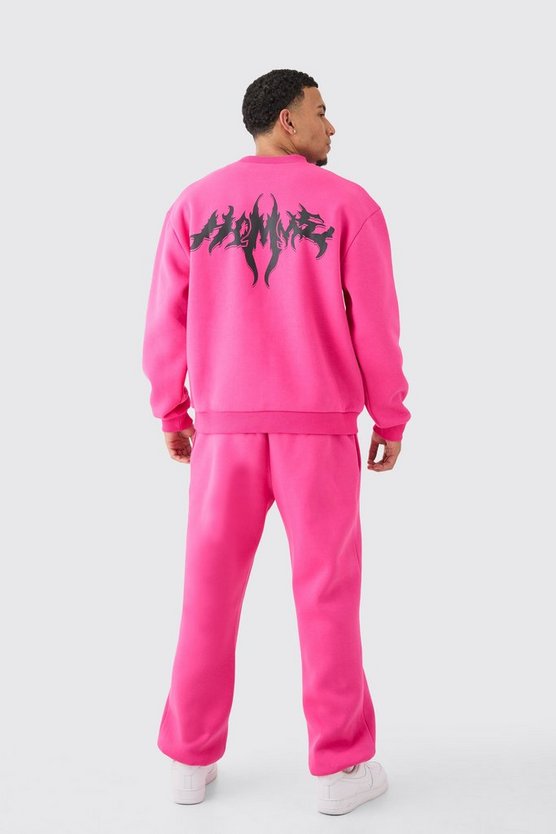 Oversize Homme Sweatshirt-Trainingsanzug