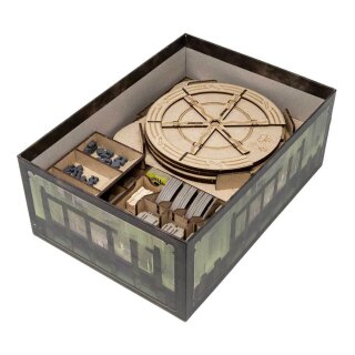 Barrage Organizer with Construction Wheels