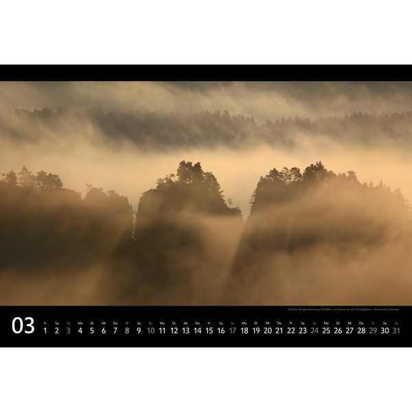 SÄCHSISCHE SCHWEIZ 2024 - Kalender