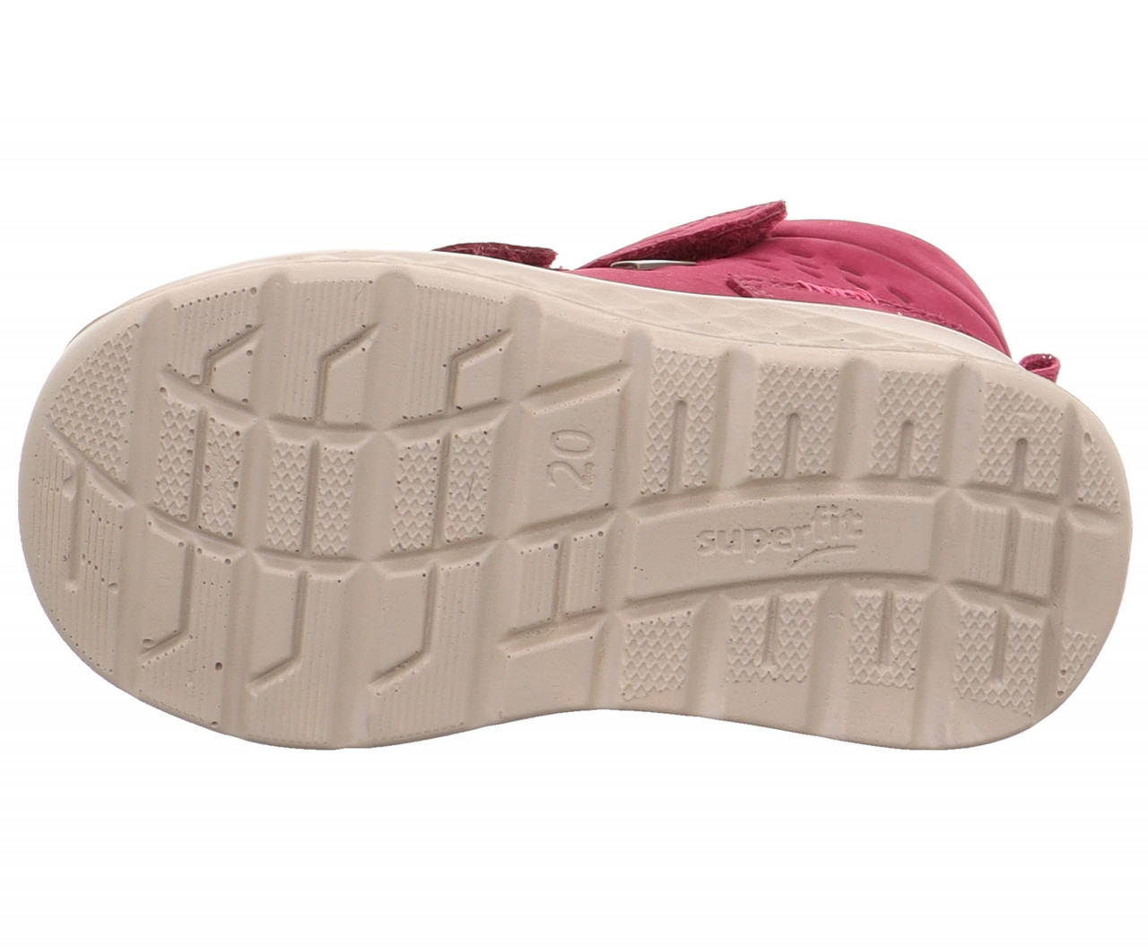BREEZE - Rot/Rosa Sneaker high mit Klettverschluss